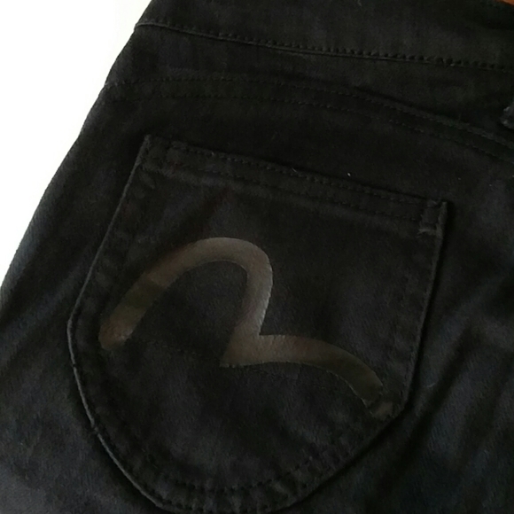 Evisu Genes rare vintage designer jeans black - Picture 2 of 8